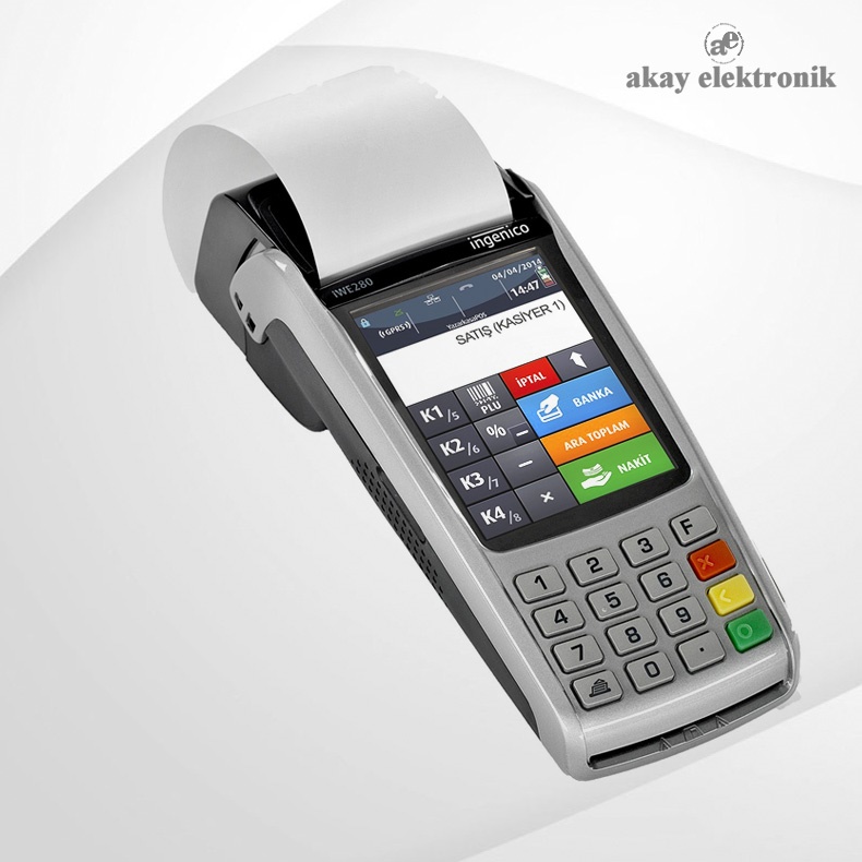 Ingenico iWE280 seyyar yazarkasa POS